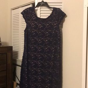 Navy Blue Cocktail Dress